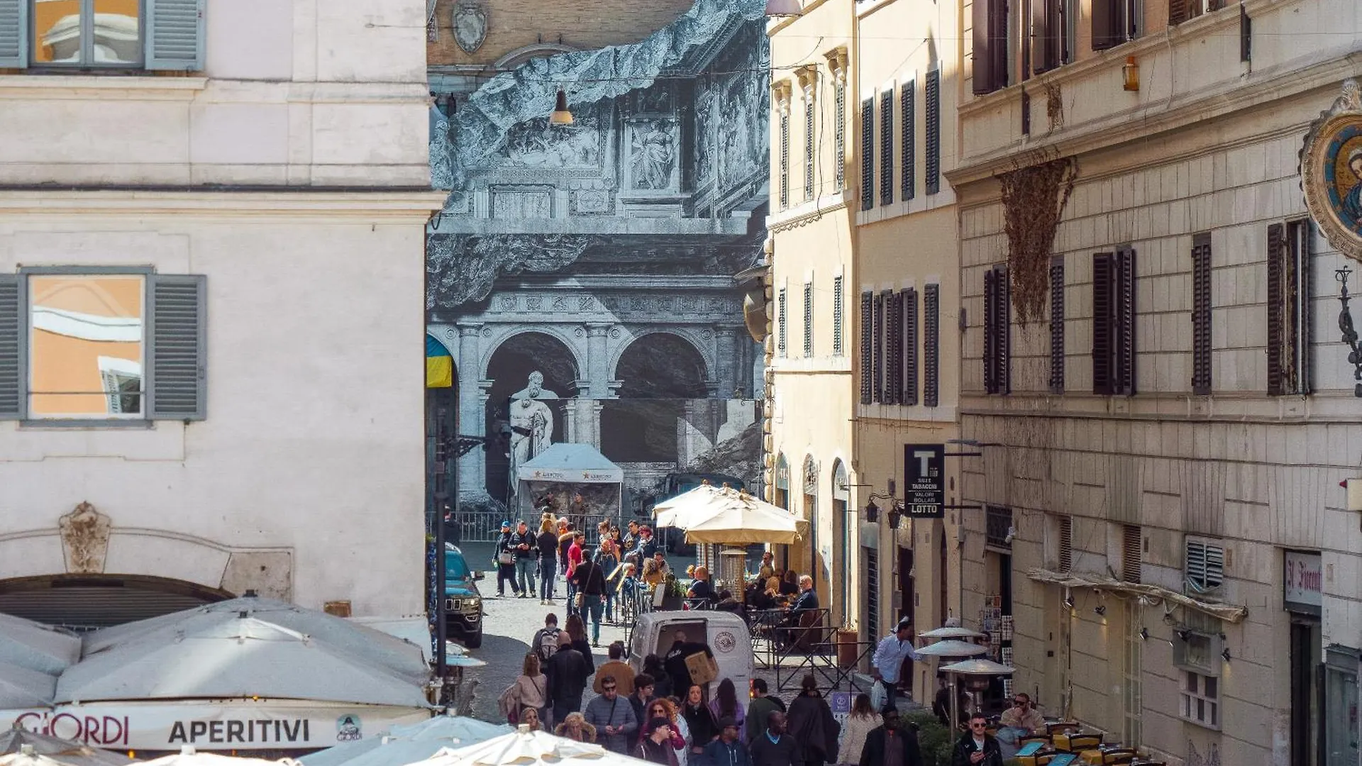 View On Campo De Fiori Irex Apartment Rome Italy
